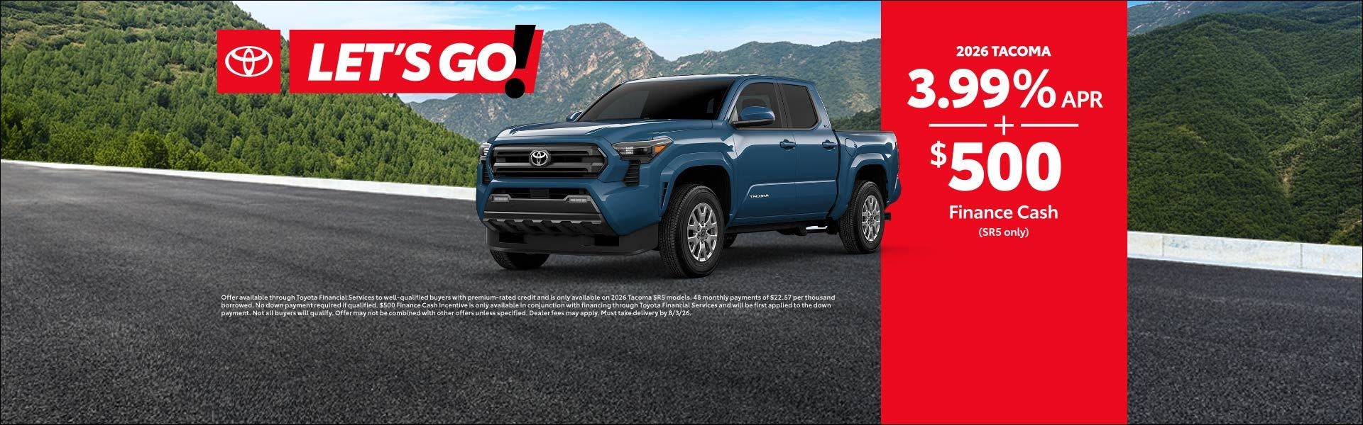 Toyota, Tacoma, English