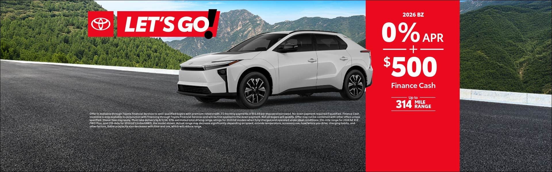 Toyota, bZ, English