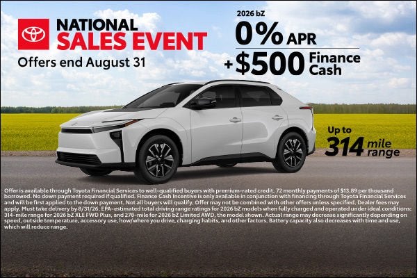 Toyota, bZ, English