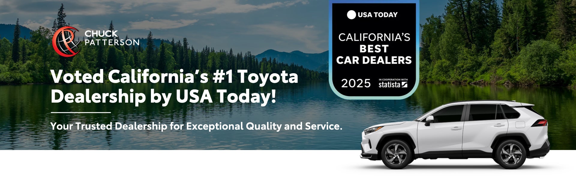 Voted California’s #1 Toyota Dealership by USA Today!
